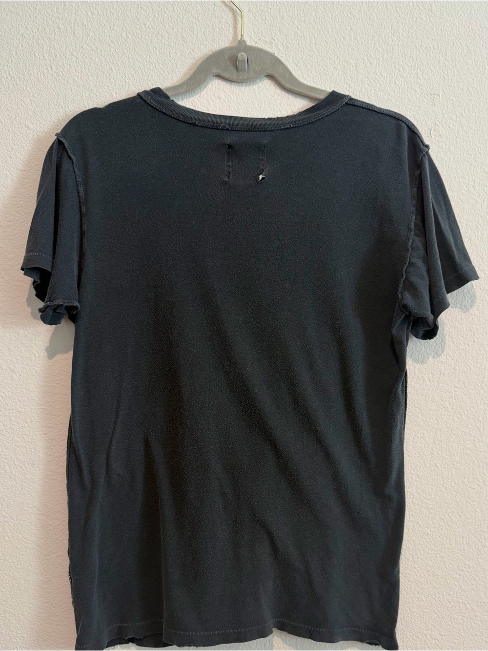RARE VINTAGE UNIF “Love You Like A Monday” Distressed Black Graphic Tee, size xs - Picture 3 of 14
